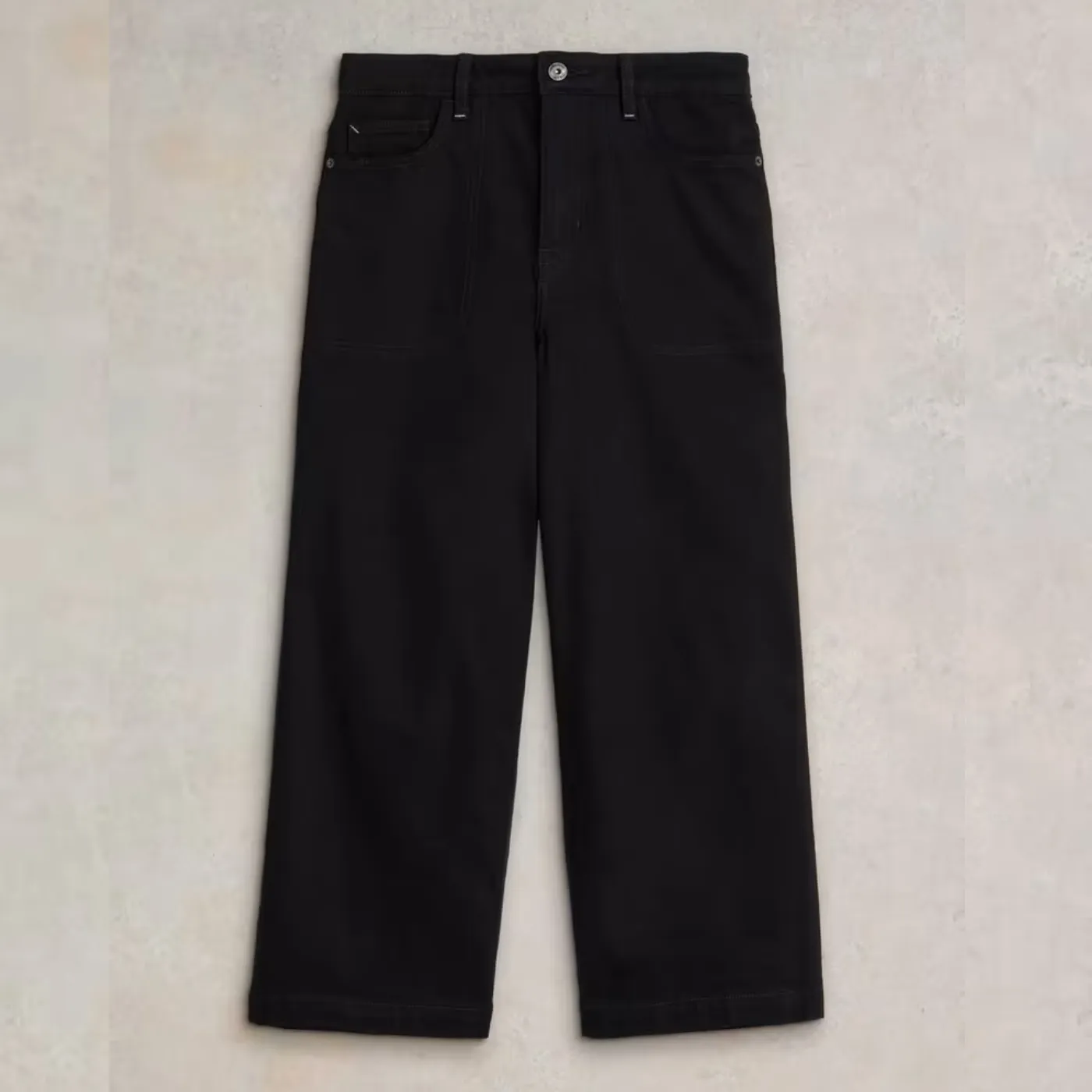 White Stuff Tia Wide Leg Jean | Black