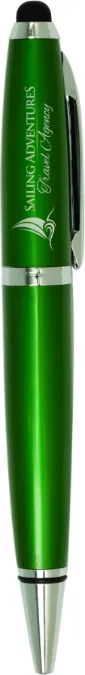 Wide Barrel Pen with Stylus
