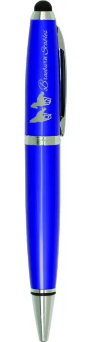Wide Barrel Pen with Stylus