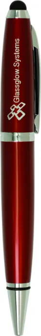 Wide Barrel Pen with Stylus