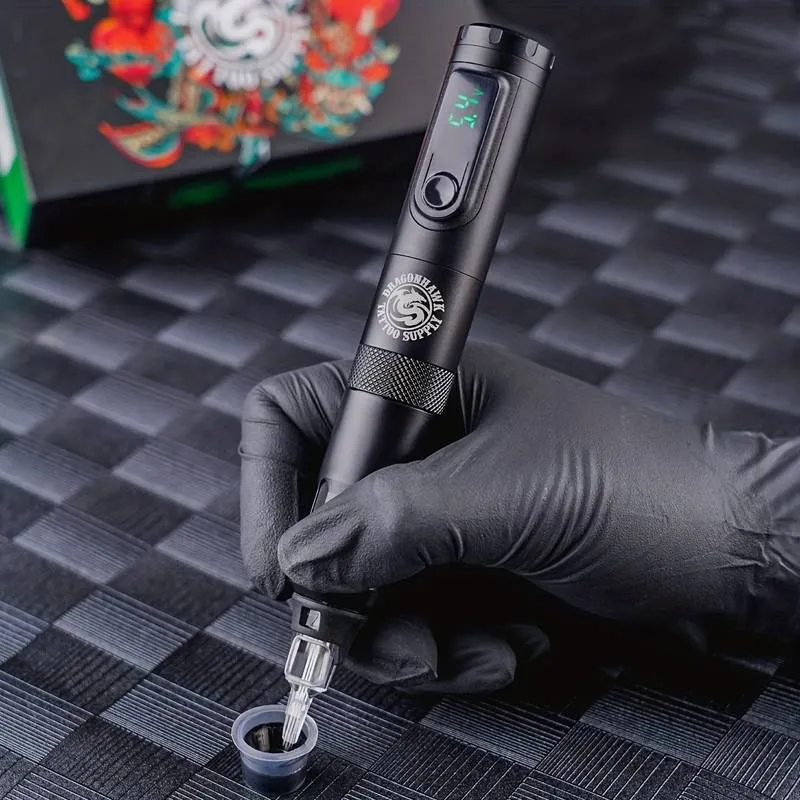 Wireless Battery Tattoo Gun Pen Machine, Free Shipping Canada & US