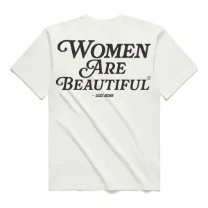 Women Are Beautiful (BK) | White Tee