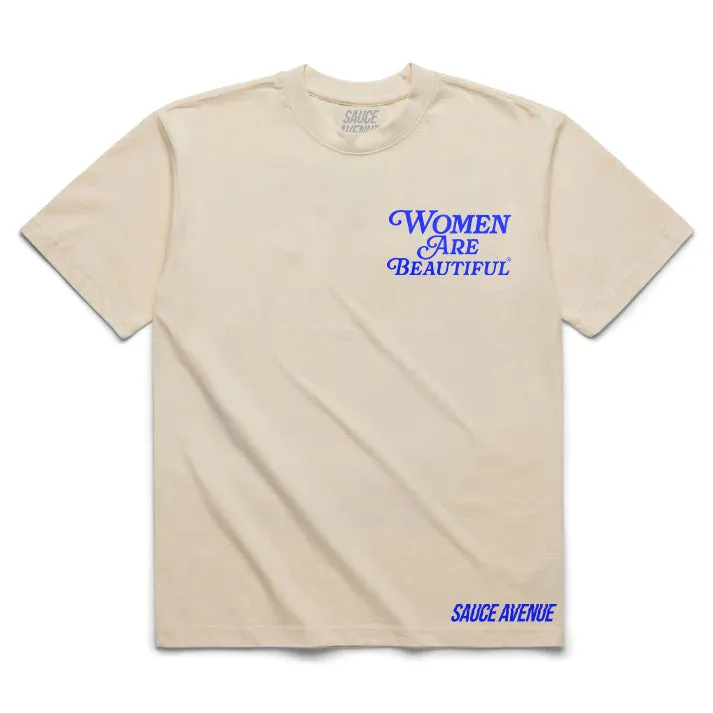 Women Are Beautiful (BL) | Off White Tee