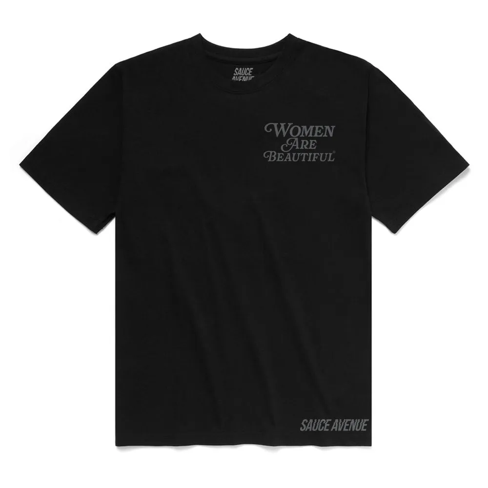 Women Are Beautiful (GY) | Black Tee