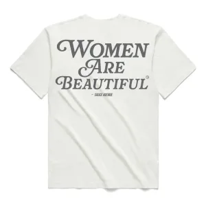 Women Are Beautiful (GY) | White Tee