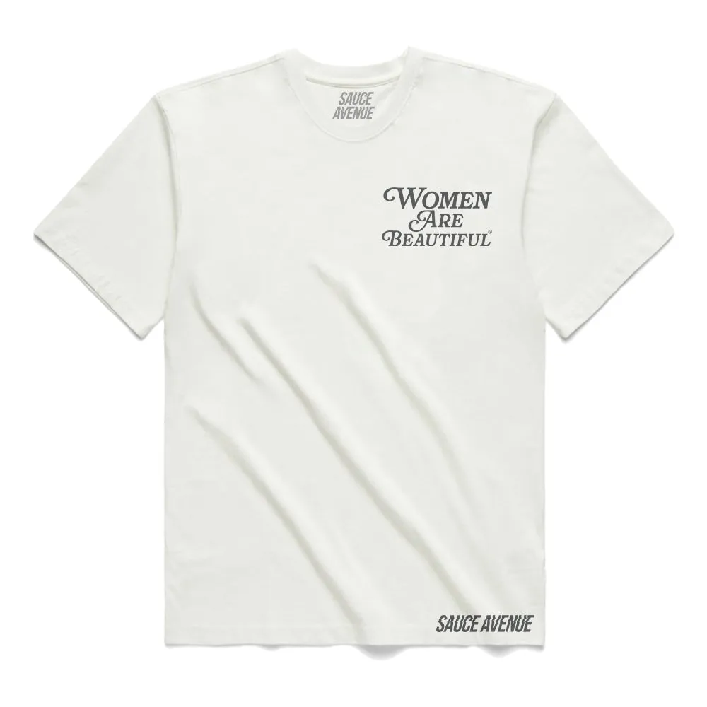 Women Are Beautiful (GY) | White Tee