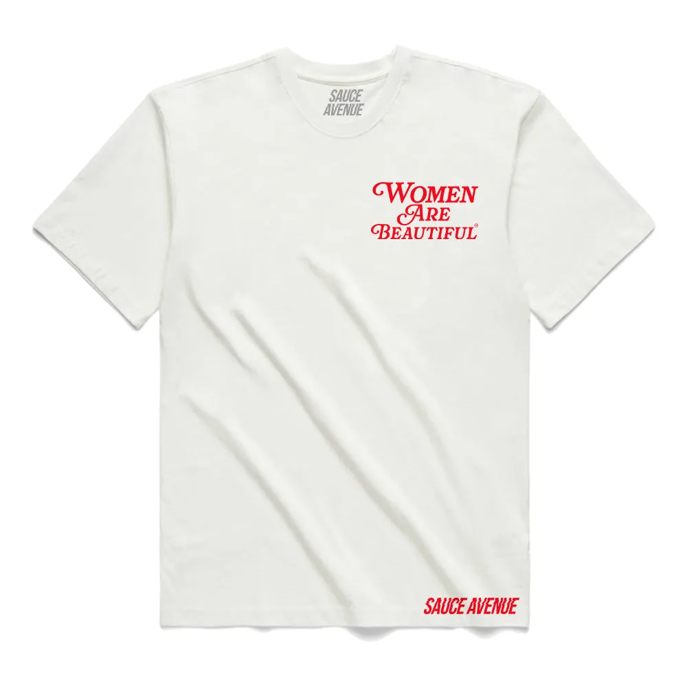 Women Are Beautiful (RD) | White Tee