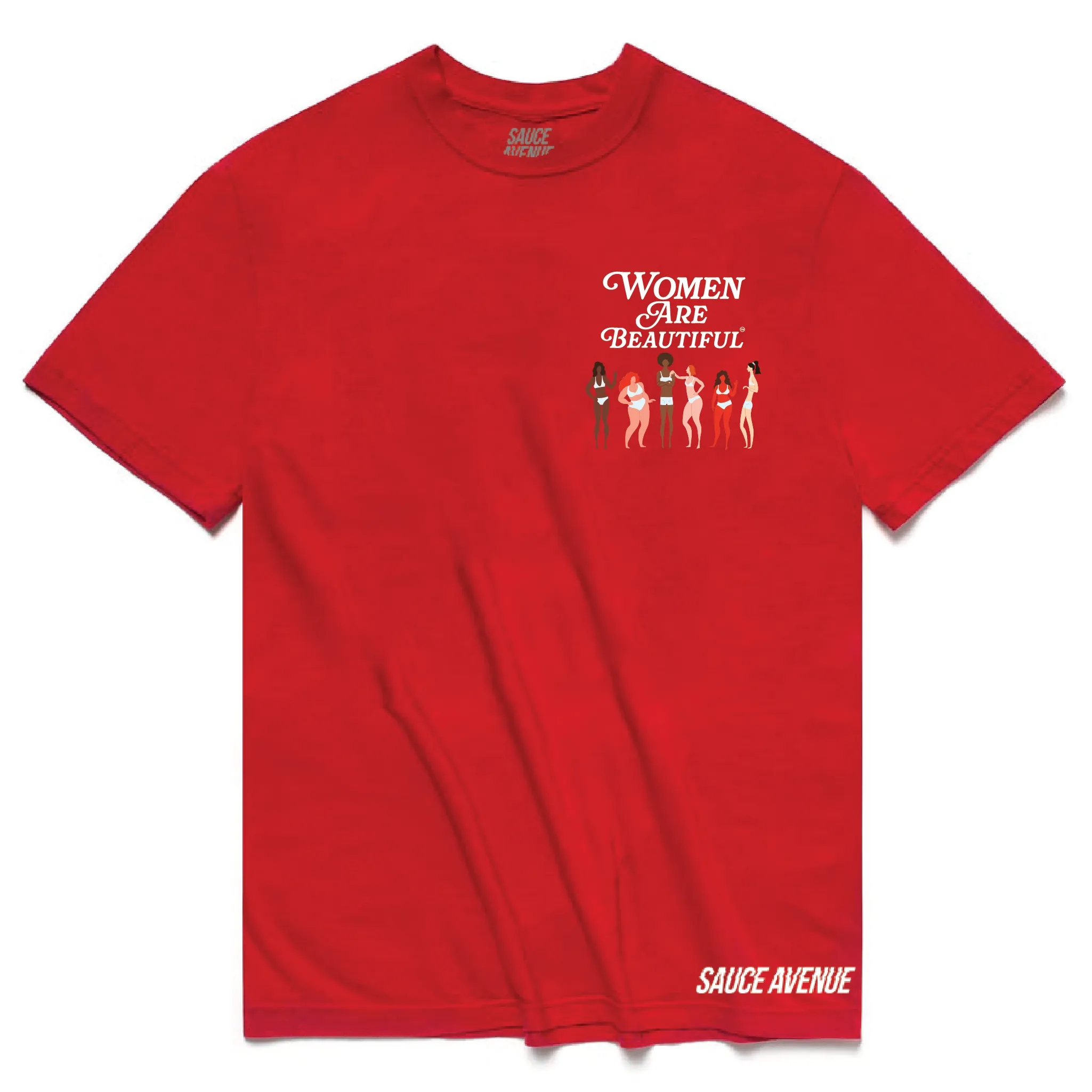 Women Are Beautiful (WH) (ACS) | Red Tee