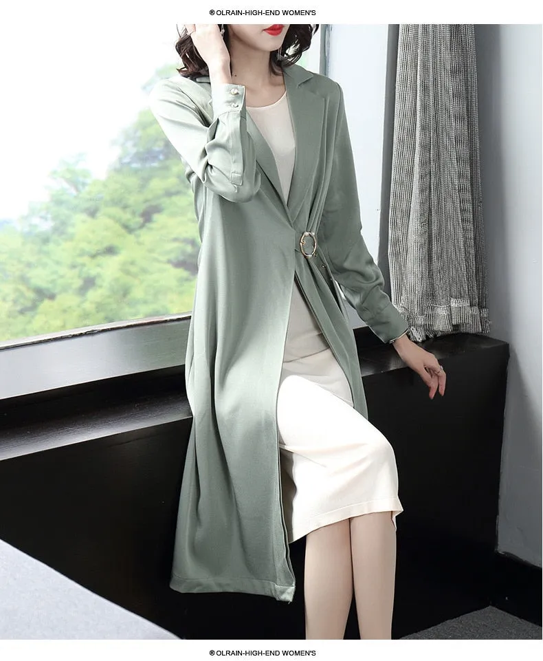 Women V-neck solid color lace dress