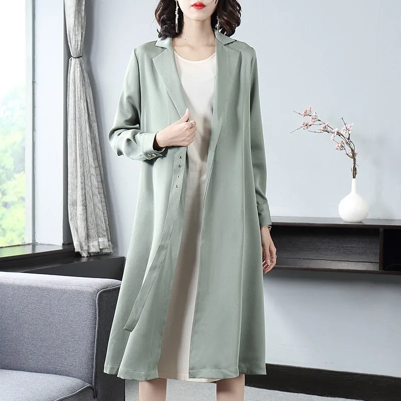 Women V-neck solid color lace dress