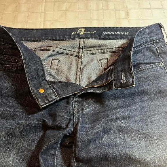 Women's 7 For All Mankind Gwenevere Size 28 Skinny Leg Jeans