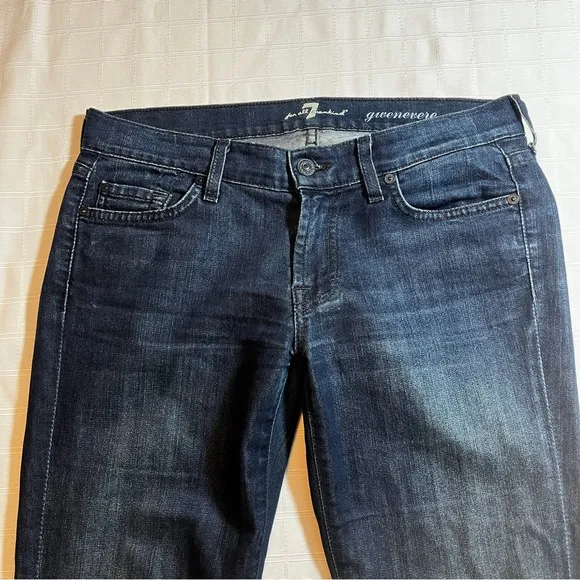 Women's 7 For All Mankind Gwenevere Size 28 Skinny Leg Jeans