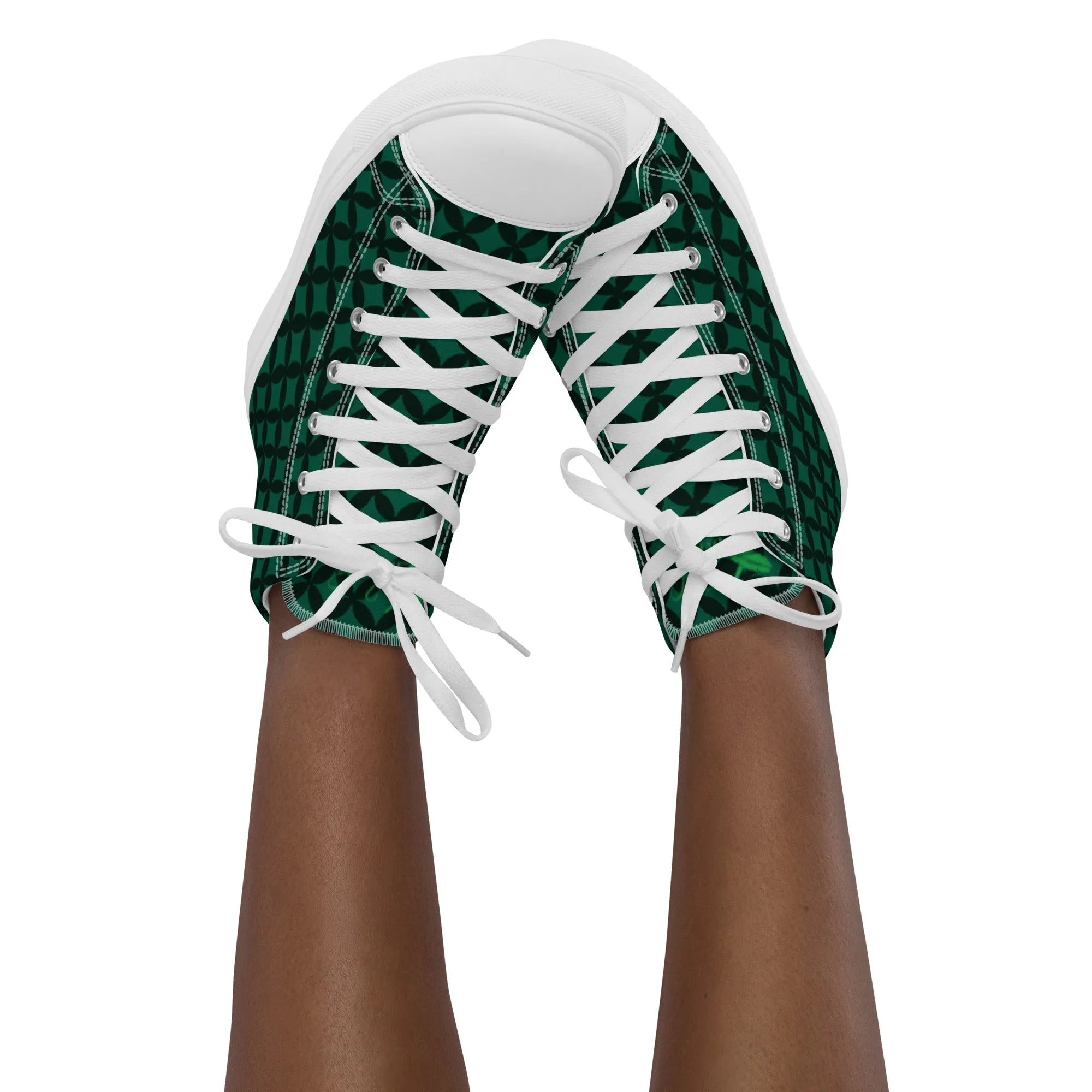 XCLUSIF POETIX LUXURY GREEN Women’s high top shoes