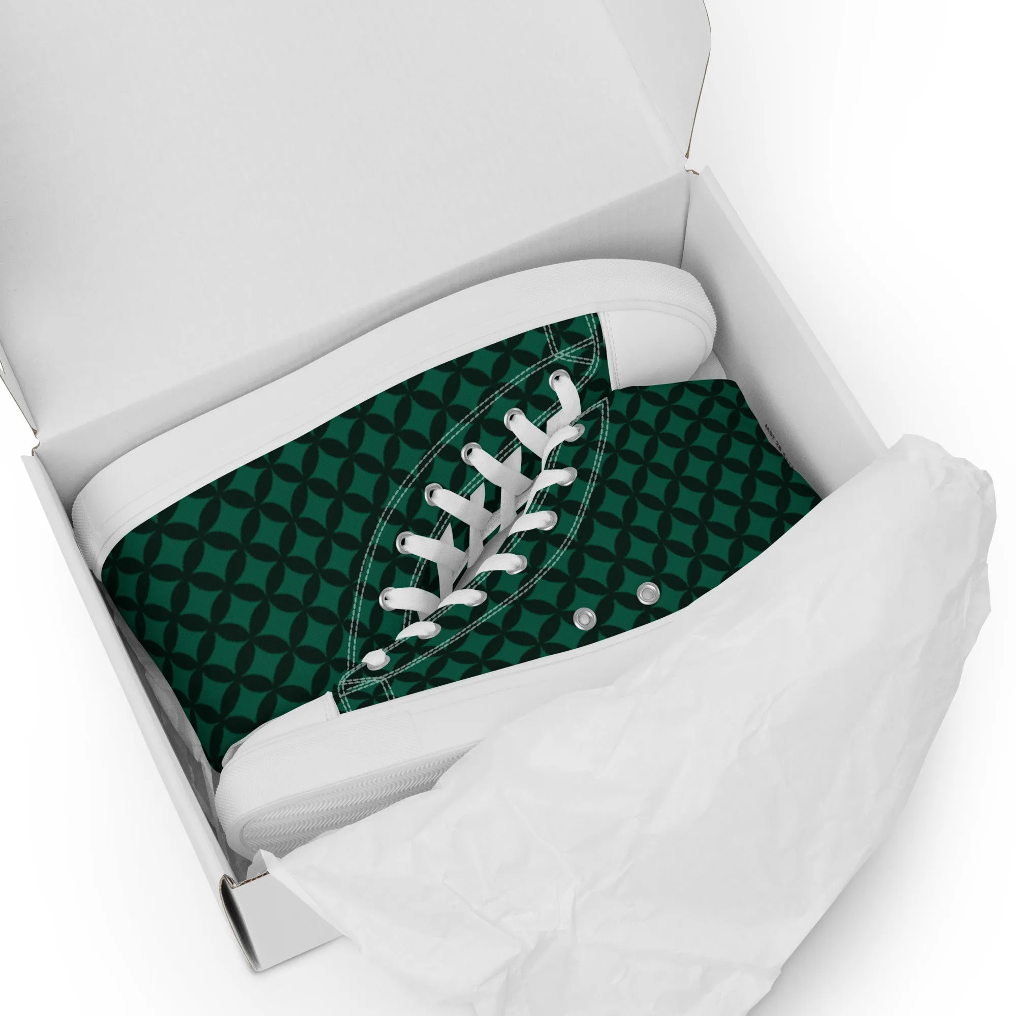 XCLUSIF POETIX LUXURY GREEN Women’s high top shoes