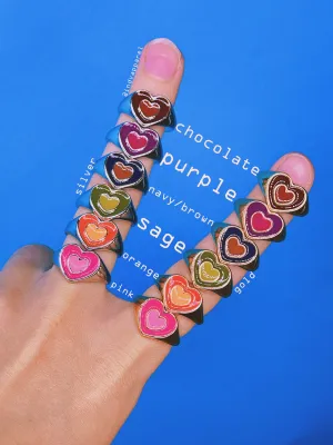 Y2K Heart Ring