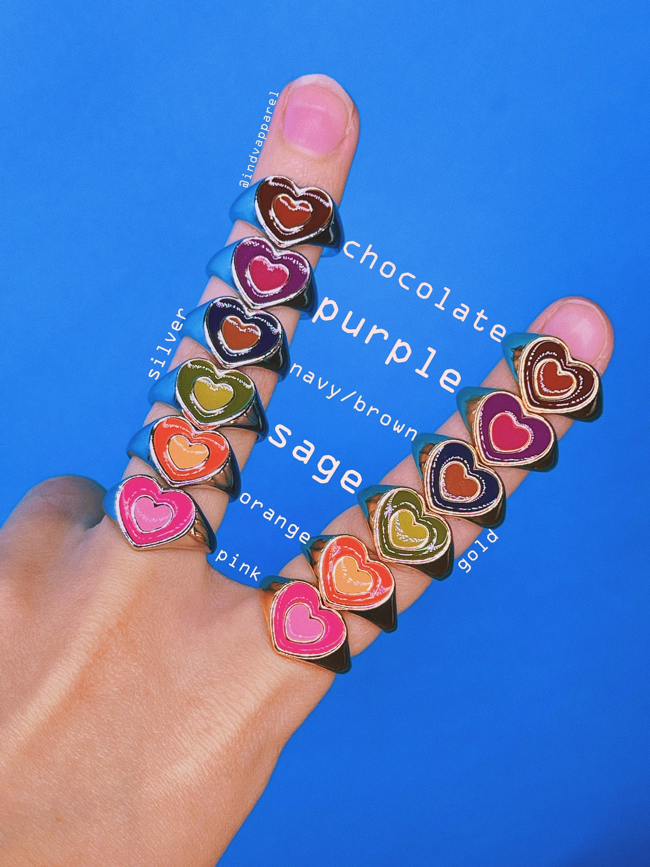Y2K Heart Ring