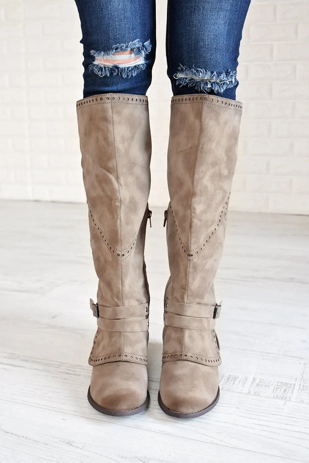 Yoko Boots ~ Taupe