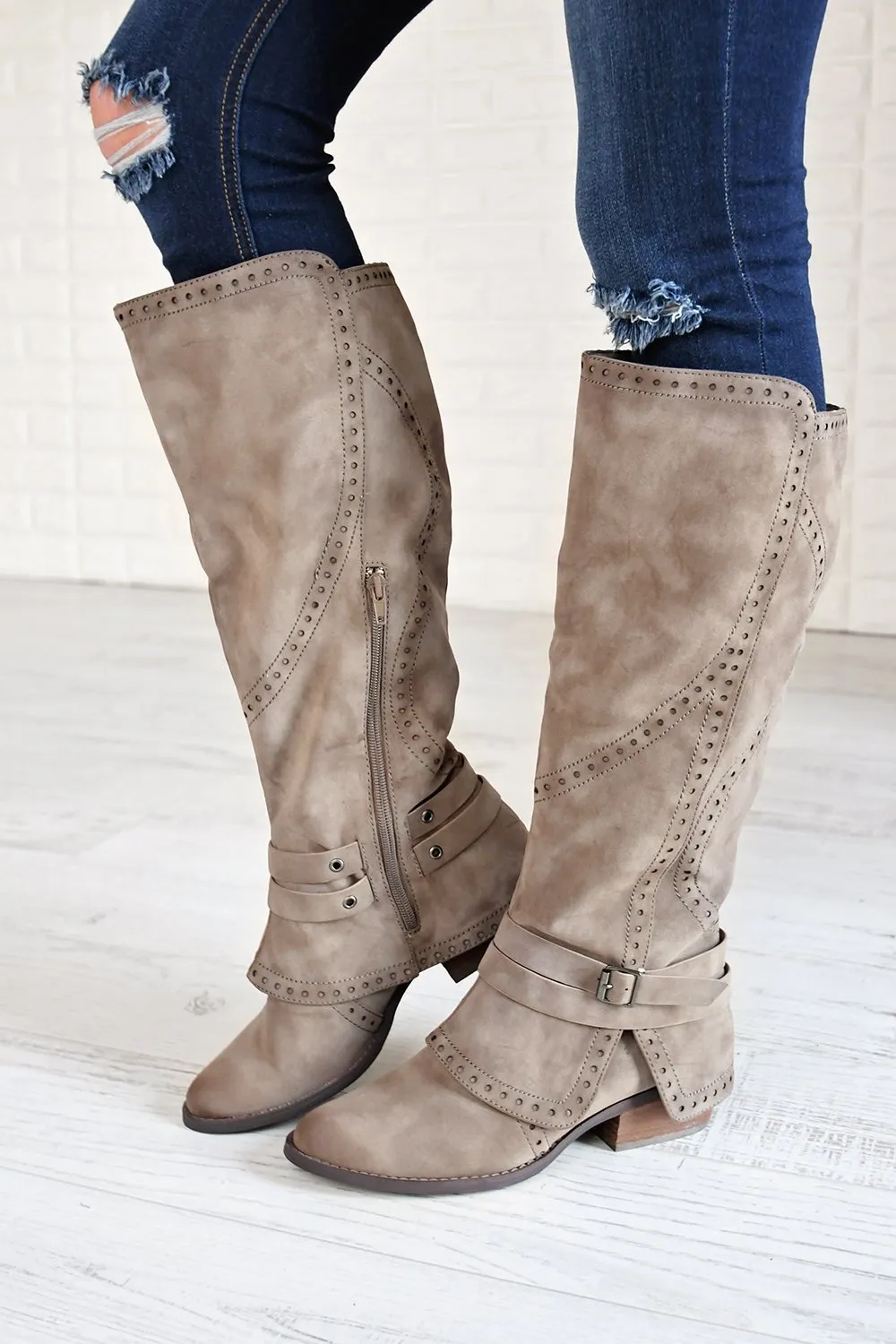 Yoko Boots ~ Taupe